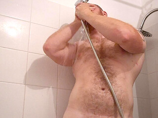 in the shower