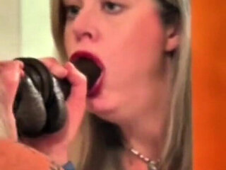 Mirror BJ with My Favorite Blue Toy!