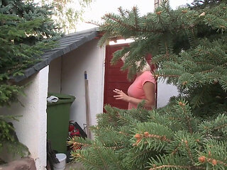 Hot Blonde Neighbor Fucked Hard in Living Room