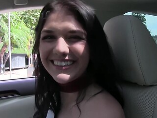 April Dawn Lets Stepdad Stuff Her Trimmed Muff