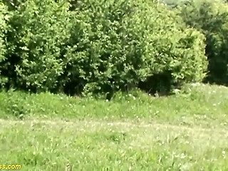 Cintia Silver Gets a Rough Outdoor Anal Fuck