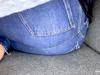 Farting Under Blanket in Jeans
