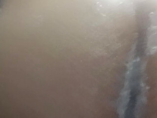 Oscarcoronado86's suckling lamb with a very hard and foamy cock in the shower