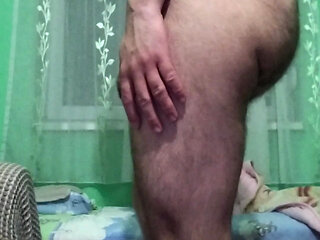 Young Gay wakes up horny