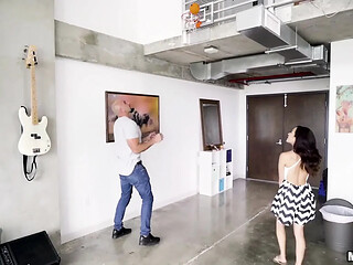 Tiny Kiley Jay gives a tight spin and rides cock in wild positions