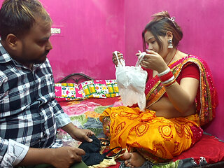 My Devar fuck me hard then cum in my mouth, when My devar give me bra set, Beautiful wife Sex video