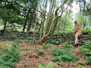 Bts Naughty Foxy MILF Finds Sex Toys in the Woods