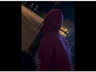 Blowjob On The Bus Stop