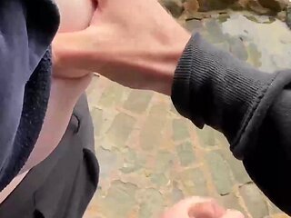 Dominant Milking on Secluded Beach Section - Horny Stranger Catches Me Jerking off by the Sea