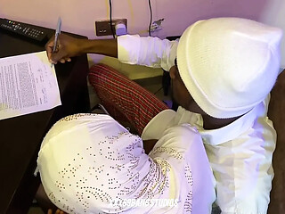 African teens have hot blacked sex session