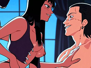 One Piece: Crocodile's Whisper - How Far Will Robin Bend? ( Cartoon Parody )