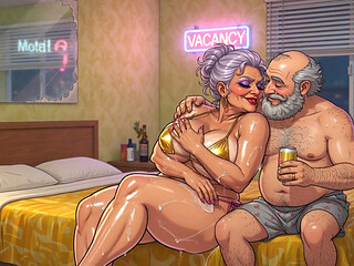 Horny Motel Couple Animations