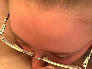 POV Glasses Wife Edges and Licks Balls