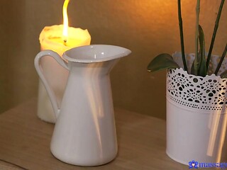 Latina masseuse with big natural tits gives sensual oil massage
