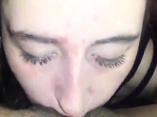 Amateur Lesbians in Close-Up Action