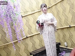 Uncensored - Idol Face F Cup Beauty - Hot Spring Getaway with Raw Sex and Creampie
