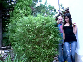 Muscle Man Max Corts Fucks Petite Gabrielle Neva - Big Cock Blowjob & Pussy Fucking