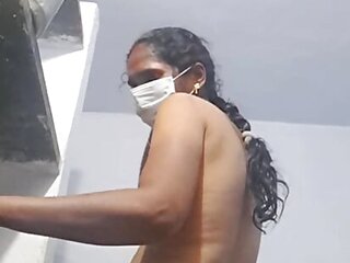 Tamil village aunty full nude video call - part -5 ( with audio )