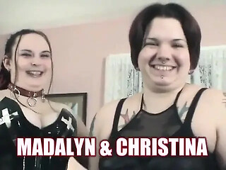 Madalyn bangs curvy and plump Christina in a classic encounter