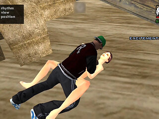 Gta San andreas hot coffee mod - Cj is out in the country so let's have some country gal sex in a barn