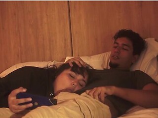 My Stepbrother We Watch A Movie And I End Up Feeling His Cock In My Mouth With Garganta Profunda