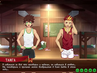 Game: Friends Camp path 2, part 28 - Taiga and the Scoutmaster (russian voiceover)