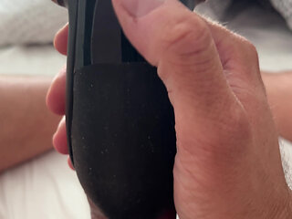 Cock jetking  with sex toys