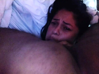 Desi slut wife side fucked hard in 69 and creampied by Indian BBC