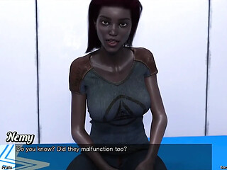 Meet the new black MILF in this animated space session! This curvy,