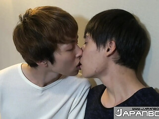 Horny Tomohisa can't resist getting into some wild anal action in a