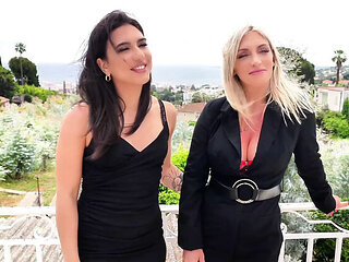 Two French Girls Fucked Hard by Big Cock in Hindi Audio HD