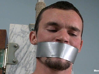 Hot Janitor Endures Relentless Edging at an Airport Restroom