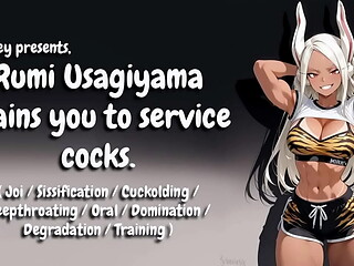 [FayGrey] [Rumi Usagiyama trains you to service cocks] (Joi Sissification Cuckolding Deepthroating Oral Domination Degradation Training)