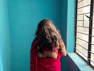 Desi Indian bhabhi gets her step-sister to help her suck his cock.