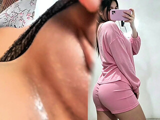 My Best Friend Touches Her Pussy and Masturbates