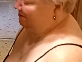 Hot and Passionate Blowjob From Mother-in-law with Cum in Her Mouth