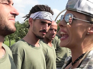 Rocco Siffredi's Hard Academy Part 1  Massive Gangbang with Double Penetration and Bukkake