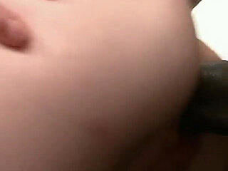 Guy with Black Huge Cock Fucks Horny Teen Viktorie