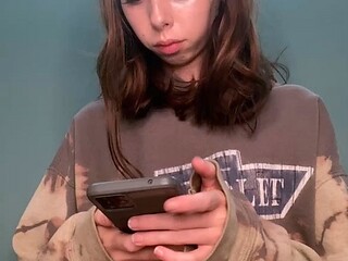 Hot brunette gives you a nice close up masturbation