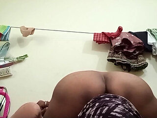 Wife with Big Juicy Ass Sitting on Her Husbands Face