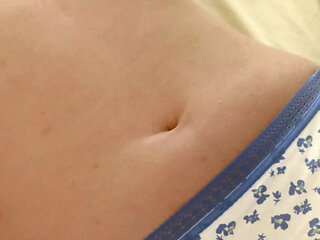 Asian Stepdaughter Lets Me Rub Her Wet Panties Then Fuck Her... Big Cumshot on Pussy