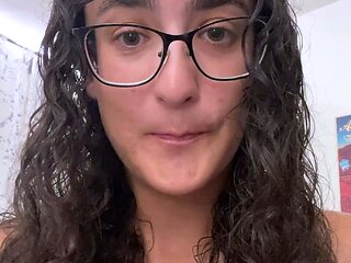 Amateur striptease and Solo masturbation