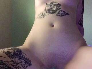 Stacked brunette goes solo toys and masturbation
