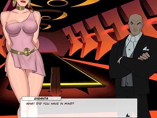 Buff girl gets down with her cartoon fantasies