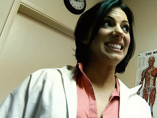 Dr Julez Ventura Takes The Temp Of A Fat Black Cock