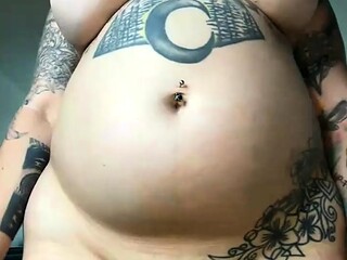 Big boobs milf masturbates with her dildo