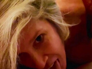 Amateur Blonde Blowjob CIM
