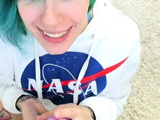 Amateur young teen solo masturbation on her livingroom