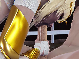 Halloween 3D Hentai Animation - Seductive Mummy Girl Cosplay Blowjob, Sitting Big Tits Fuck, and POV Deepthroat Cumshot