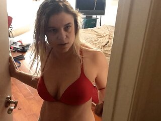 Milf Lets Teen 19 y.o Voyeur Fuck Her Pussy